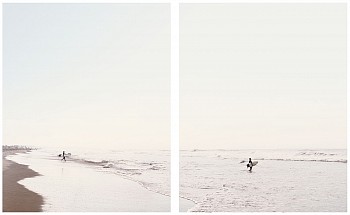 Jonathan Smith -&nbsp;Surfers-Morning Light (Santa Monica) 40x64",  50x80", 70x114"