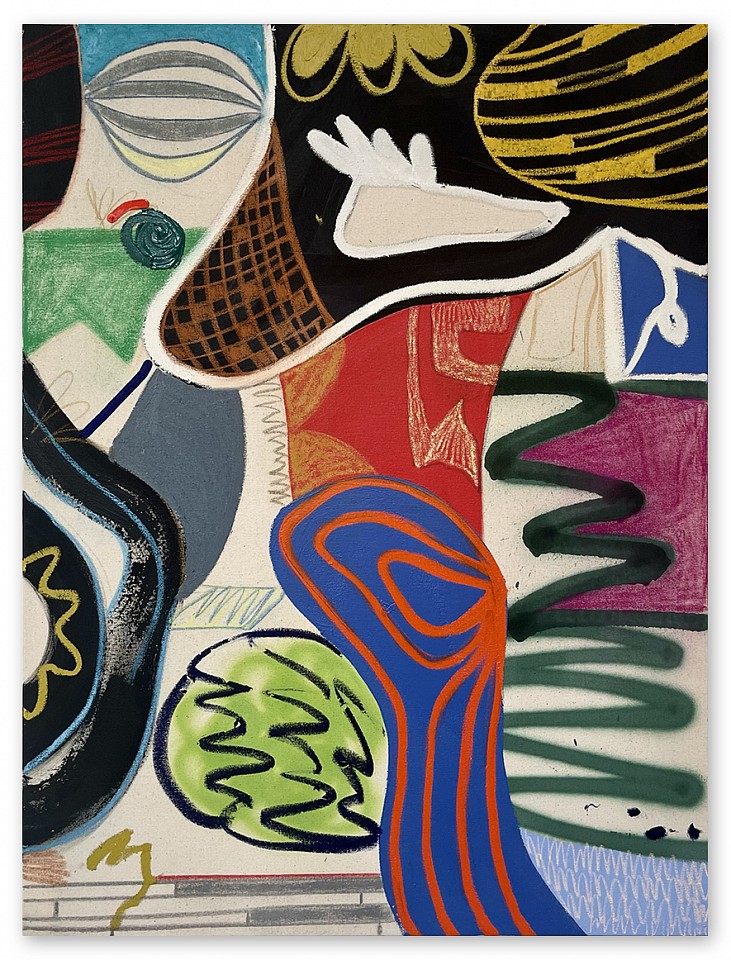 Thai Mainhard, Taco Tongue (Sold)
Mixed media on canvas, 40 x 30 in.