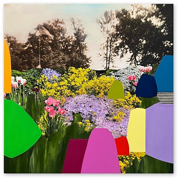 Emily Filler -&nbsp;Field of Tulips #8 35 x 35 in.