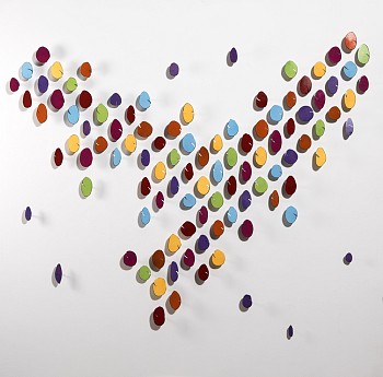 Carolina Sardi -&nbsp;Poppy Field 67 x 85 x 2 in.