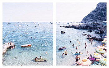 Jonathan Smith -&nbsp;Marina Piccola Capri ii (diptych) 40x64", 50x80", 70x114"