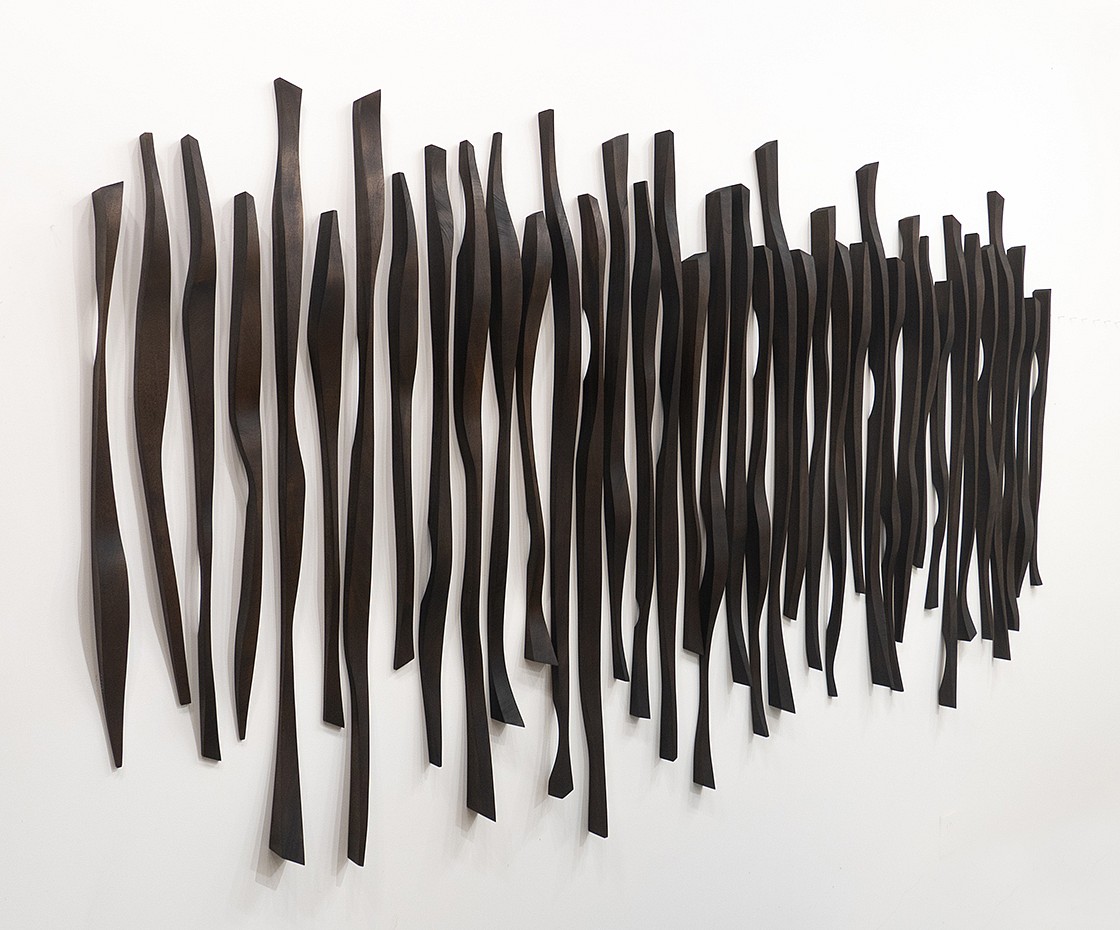Pascal Pierme, Origines Kuro 5
Mahogany, 62 x 113 in.