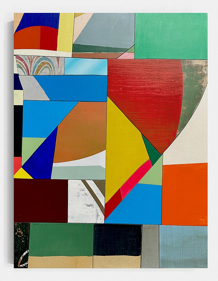 William LaChance, Diamond Sea Variation
Acrylic & enamel on assembled panel, 36 x 48 in.