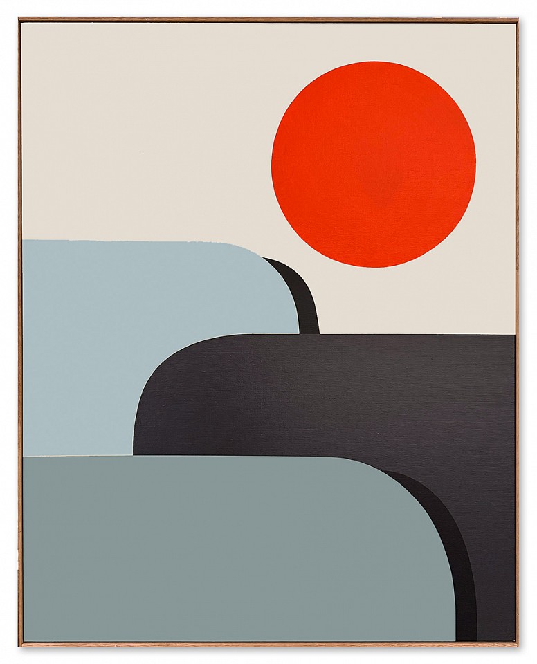Francois Bonnel, Duel #2
Acrylic on linen, 39 1/2 x 31 1/2 in.