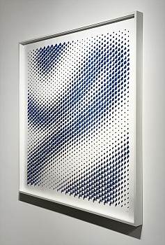 Anna Kruhelska -&nbsp;Penumbra Play 1 39 1/2 x 39 1/2", framed with non-reflective glass, limited edition of 20