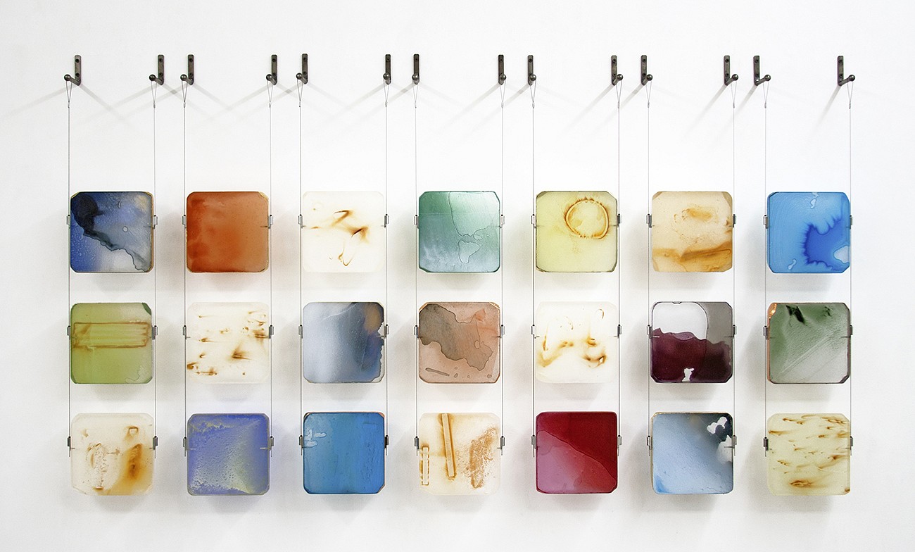 Carrie McGee, Meridian Drift (Sold)
Mixed media on acrylic panel, 39 x 68 x 4 in.