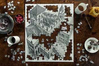 Christos Palios -&nbsp;Insanity Among Catharsis with Escher edition offered in 4 sizes