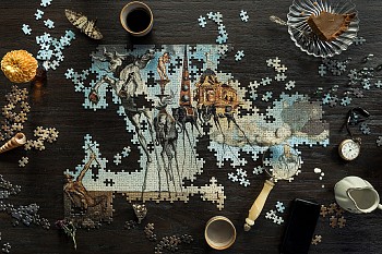 Christos Palios -&nbsp;Space Elephants, Proverbial Eggshells&rdquo;&brvbar; edition offered in 4 sizes