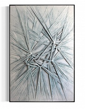 Niina Kratz -&nbsp;Bounds of Fading Time 60 1/8 x 40 1/2 in framed