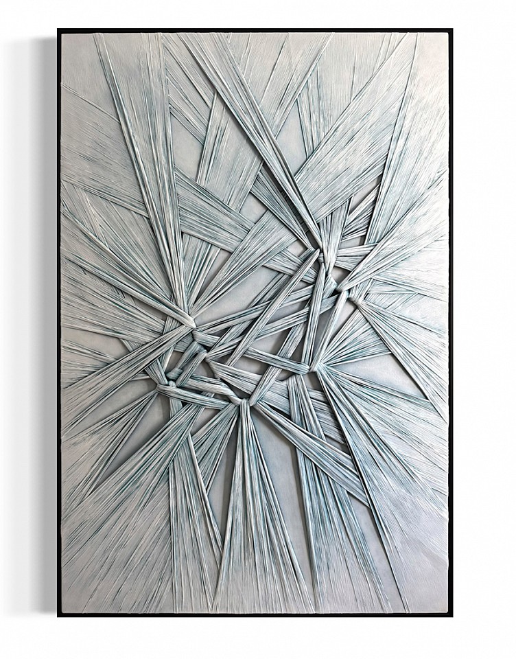 Niina Kratz, Bounds of Fading Time
Mixed media on canvas, 60 1/8 x 40 1/2 in framed