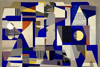 Work:&nbsp;Aaron Wexler Sans Wave 40 x 60 in.