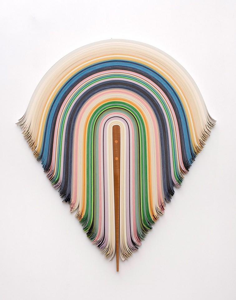 Derrick Velasquez, Untitled 485 (on hold)
Vinyl and mahogany, 35 x 30 x 1 in.