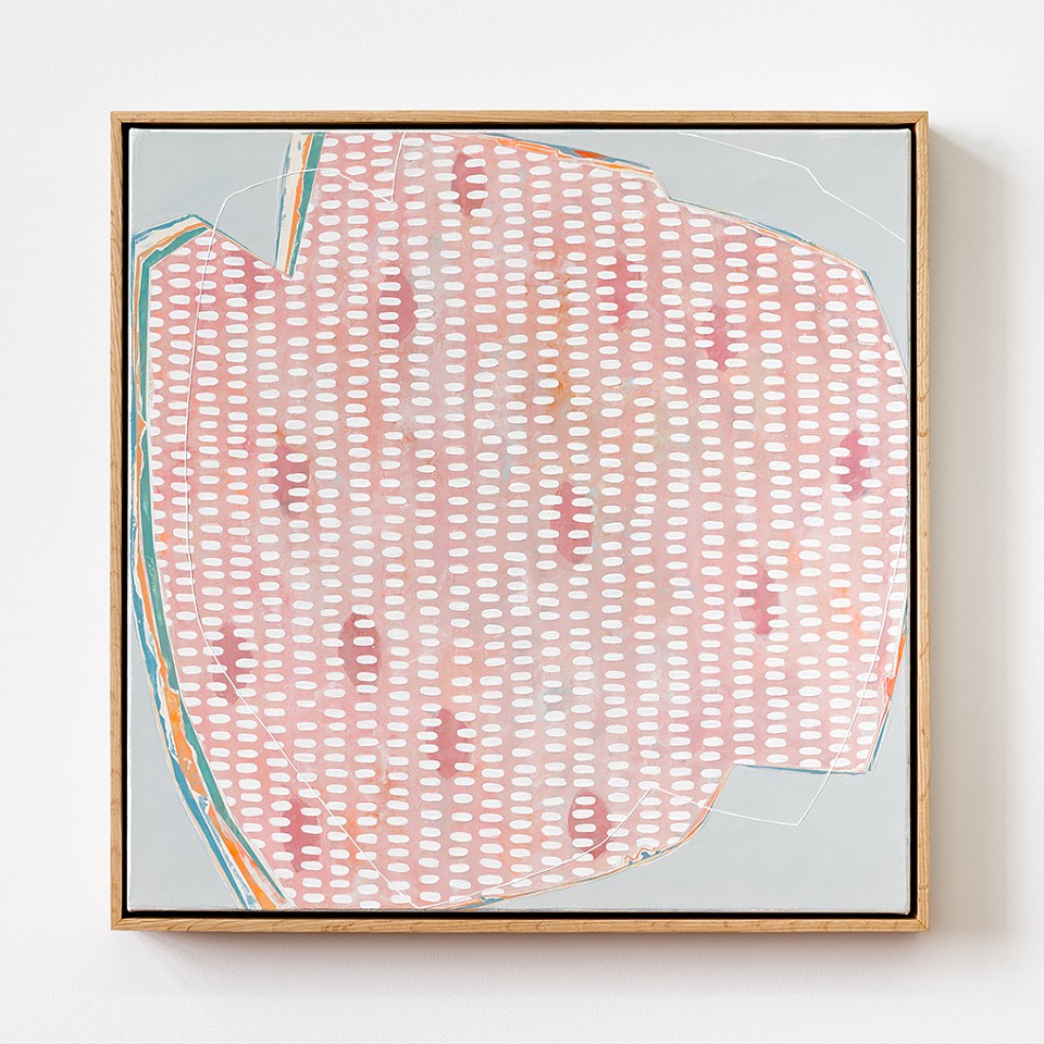 Karine Léger, Vue du Ciel No. 5
Acrylic on canvas, 25 1/4 x 25 1/4 in. framed