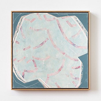 Karine L&eacute;ger -&nbsp;Vue du Ciel No. 6 25 1/4 x 25 1/4 in. framed
